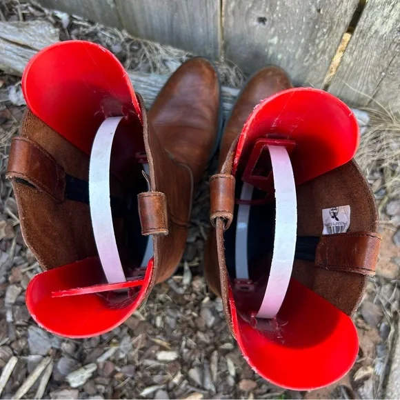 Georgia Boots Farm Ranch G5755 Carbo Tech Wellington Russet WildwoodMens 11M